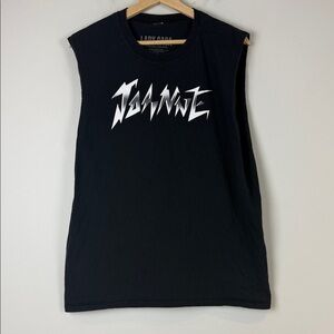 Lady Gaga Black Graphic World Tour T-Shirt Size Large